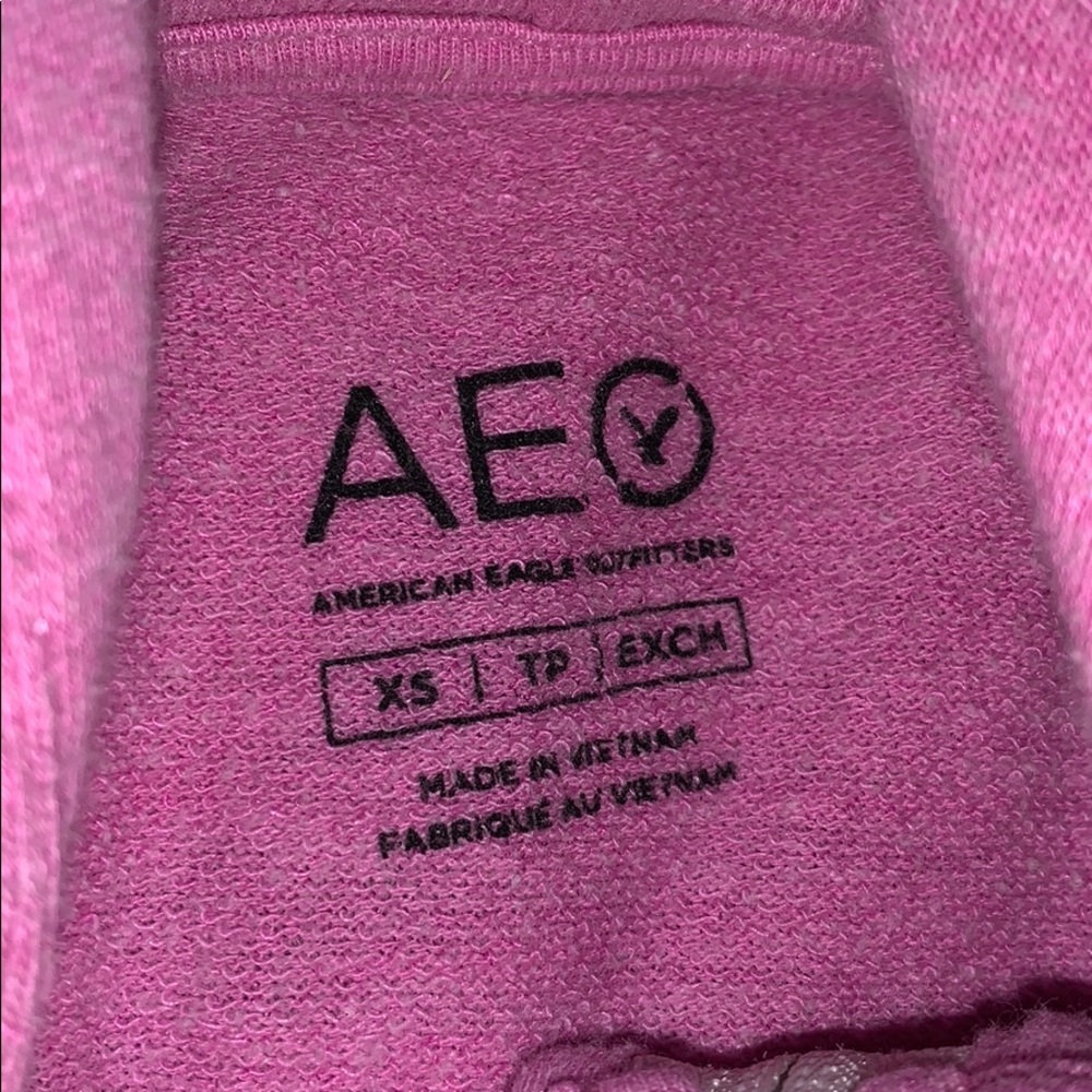 Pink AE zip up - Picture 3 of 3